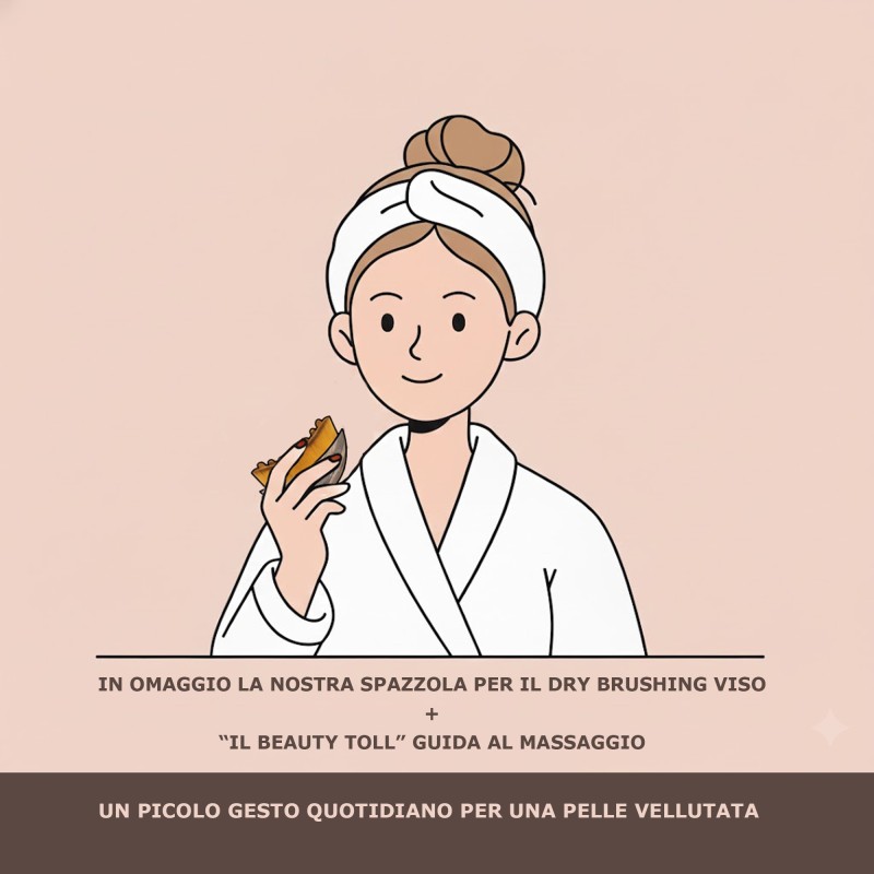 Silk-Glow Dry Brushing Viso & Décolleté + Kit Omaggio | Pharmaitalia
